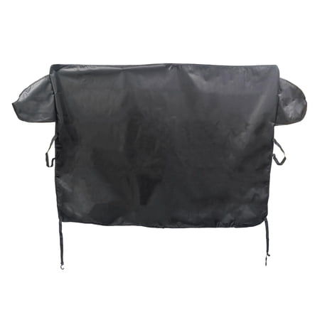 SE Auto Windshield Snow Cover &ndash; 75 x 42 600D Waterproof Winter Windshield Protector with Elastic Mirror Covers S-Hook Wind Straps & Carrying Case &ndash; Ice Frost & Snow Protection - AWS7542SC
