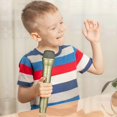 thumbnail image 4 of Plastic Fake Microphone Props Kids Pretend Play Microphone for Party 4Pcs, 4 of 5