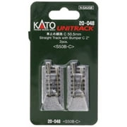 Kato USA Inc. N 50mm 2 Bumper Type C 2 KAT20048 N Track