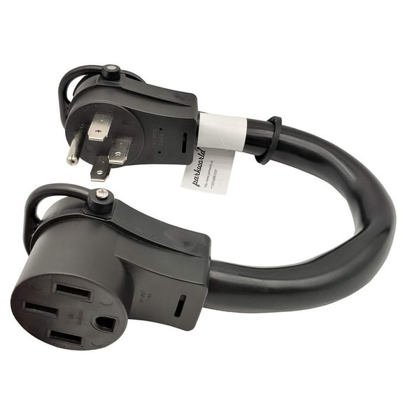 Parkworld 61117 RV 50 AMP Splitter Adapter 14-50P Male Plug to (2) 14-50R Female Connector 1.5FT