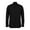 Black, variant on Henbury Mens Modern Long Sleeved Oxford Shirt