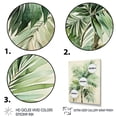 thumbnail image 3 of Designart "Minimalism Plam Tree silence III" Floral Floater Framed Canvas Print, 3 of 7