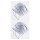 thumbnail image 3 of Qarigey Gorro holgado con diamantes de imitación Skullies invierno Color liso elegante moda flor patrón sombreros doble capa cálido gorro Blanco 2Conjunto, 3 of 6