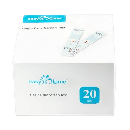 Easy@home 20 Pack Single Panel Marijuana (THC) Drug Test Kit, 20 Tests,