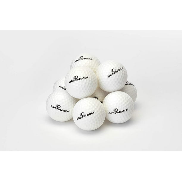 AlmostGolf Balls Limited Flight Almost Golf Practice Golf Balls (12