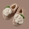 thumbnail image 3 of Toddler Kids Slippers Cute Animal Cartoon Shoes Girls Boys Warm Fleece Anti-Slip Winter Household Slippers, 3 of 4