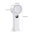 thumbnail image 3 of Ohufall Rechargeable Handheld Mini Fan USB Powered Silent Powerful Small Cooling Fan For Travel And Office, 3 of 4