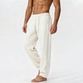 thumbnail image 6 of DayScoop Mens Plus Size Pants Summer Trousers Fashion Casual Sagging Loose Straight Leg Wide Leg Cool Sports Full Length Pants, 6 of 6