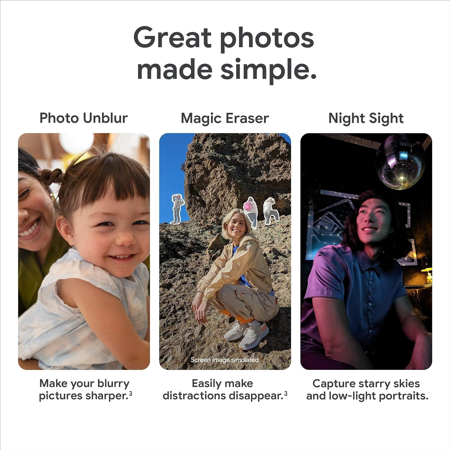 Restored Google Pixel 7a GWKK3 128GB Charcoal Unlocked (Refurbished)