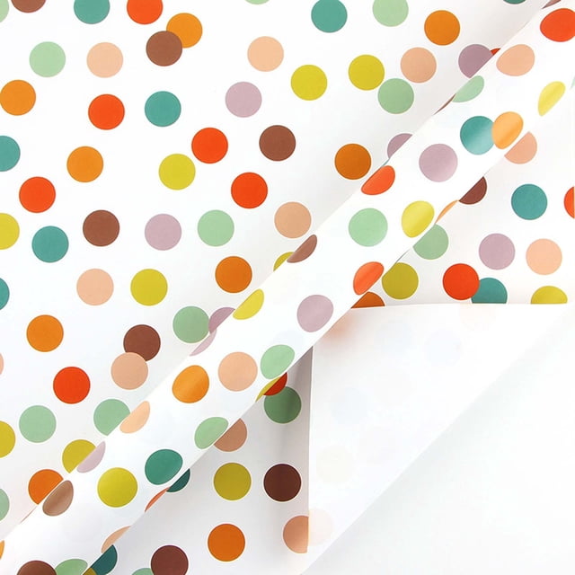 Sokhug Clearance Christmas Gift Paper Gift Paper Vintage Floral Paper Kraft Paper Wrapping Paper