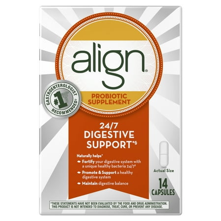 Align Probiotic Supplement 14 count - Walmart.com