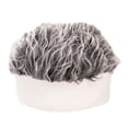 thumbnail image 1 of Wig Cap Men Women Hat Handsome Simulation Wig Short Caps Sun Hair Visors K2, 1 of 1
