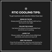 RTIC 20 QT Ultra-Tough Rotomolded Hard-Sided Ice Chest Cooler, Fits 30 Cans, Tan