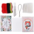thumbnail image 4 of Needle Felting Kit Wool Fruit Doll Hand-Made Accessory Package with Poke Needle Drawings121# Strawberry, 4 of 14