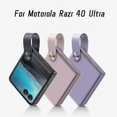 thumbnail image 3 of for Motorola Razr 40 Ultra Hand Strap Protective Case, for Motorola Razr+ Plus Premium Feel PU Leather Case, Razr 40 Ultra Case with Stand, 3 of 5