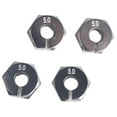 thumbnail image 2 of Esquirla 12mm Aluminum Wheel Hub Adaptor - 4 Pieces - RC Model Car Replacement Gray, 2 of 8