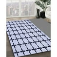 thumbnail image 3 of Ahgly Company Machine Washable Indoor Round Transitional Lavender Blue Area Rugs, 4' Round, 3 of 7