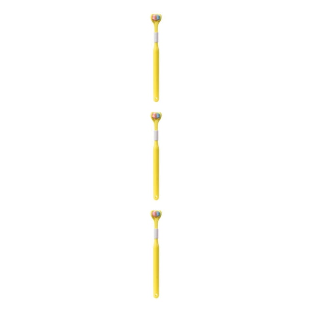 Toystoory Cepillo De Sensorial De Plástico Con Mango Antideslizante En Forma De U Protección Segura Y Flexible 418 Anuncio Amarillo Limón Type1 NO1