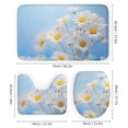 thumbnail image 3 of Sunflower 4 Piece Shower Curtain Sets, with Non-Slip Rugs, Toilet Lid Cover And Bath Mat, for Bathroom Decor Set, 3 of 8