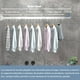 thumbnail image 2 of Tendedero de Pared,Estante de Ropa Retractil para Ahorro de Espacio,Capacidad de Carga 35KG,Con 18 Ganchos y 1 Barra,Ángulo Ajustable 360°,Tendedero Plegable para Ropa,para Balcón,Interior y Exterior, 2 of 9