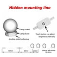 thumbnail image 3 of 10 Bulbs USB Dimmable LED Light String Vanity Mirror Bathroom Makeup Lights, 3 of 11