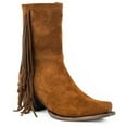 thumbnail image 2 of Women's Stetson Halle Leather Boots Handcrafted Brown, 2 of 2