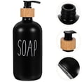 thumbnail image 2 of MOVTOTOP Glass Hand Soap Dispenser Refillable Dish Soap Dispenser Pump Bottle Dispenser Lotion Dispenser, 2 of 7