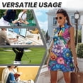 thumbnail image 6 of Pzuqiu Colorful Mandala Sleevesless Workout Dress Women Size XS Unique Design Athletic Casual Golf Tops Personalized Activewear Moisture Wicking Gifts for Female Golfers, 6 of 7