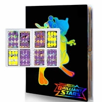 4-Pockets Card binder, Trading Card binder, Card Folder, Album with Collection Cards, Collection card protective cover, 30 pages holds to 240 cards(N7)