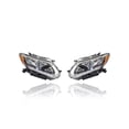 thumbnail image 1 of Headlight Assembly - Cooling Direct Fit/For 14-16 Nissan Rogue Halogen - Left Driver + Right Passenger, Set Pair Both, NSF Certified, 1 of 2