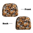 thumbnail image 6 of Kdxio Dogs Different Breeds Pattern Print 2 Piece Car Head Rest Covers Set Auto Front/Rear Seats Headrest Cover Universal Fit Most Cars,Sedan, SUV, 6 of 9
