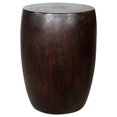 thumbnail image 4 of Strata Furniture 20x15" Traditionnel Singe Pod Bois Merlot Fin Table en Noyer, 4 of 6