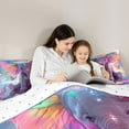 thumbnail image 4 of Homewish Rainbow Elephant 7-Piece Twin Bedding Sets,Colorful Chic Butterflies Bedding Comforter Set,Zoo Animal Sheet Sets For Boy Girls,Microfiber Bedroom Decor Reversible, 4 of 8