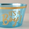 thumbnail image 3 of Amscan “It’s a Boy” Blue and Gold Plastic Serving Bowl, 10 in, 3 of 6