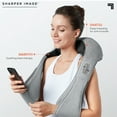 thumbnail image 2 of SHARPER IMAGE Reversible Neck & Shoulder Shiatsu Massager, with Arm Straps, Personal Massage for Neck & Back, Deep Tissue Kneading and Soothing Heat, Rotating Heads, Relaxation & Calming Sensation, 2 of 7