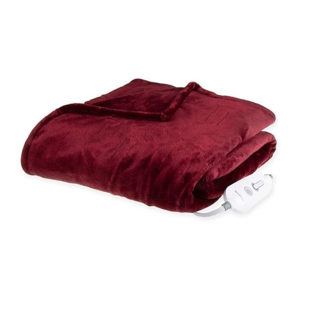 brookstone throw heated