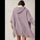 thumbnail image 5 of Sudadera con Capucha Extragrande para Mujer, Jersey con Mangas Murciélago y Cuello Redondo, Jersey con Diseño de Gofre Rosa y M, 5 of 9