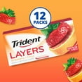 thumbnail image 3 of Layers Strawberry & Citrus Sugar Gum, 12 Packs of 14 Pieces, 3 of 20