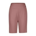 thumbnail image 4 of Shorts For Women Pants For Women High Waisted Crop Work Pants Summer Casual Slacks Yoga Dress Pant Shorts, 4 of 7