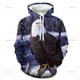 thumbnail image 3 of Sudadera con capucha de águila rapaz con estampado 3D de animales y pájaros, sudadera informal de moda, sudadera de gran tamaño, ropa de calle, jersey, abrigo, sudadera para hombre, 3 of 5