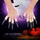 thumbnail image 3 of Garras de terror para Halloween - Juego de 10 uñas de goma rojas para fiestas y decoración espeluznante, 3 of 6