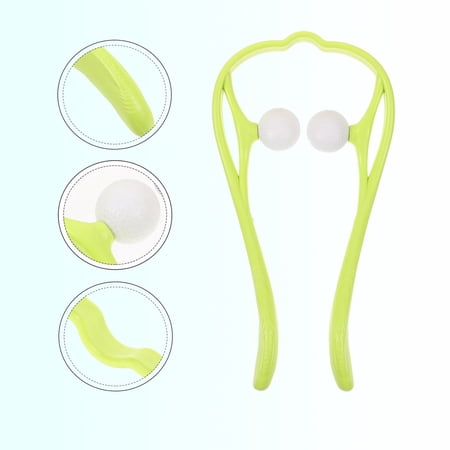 Massage Tools & Portable Manual Deep Massager for Shoulder and Neck Handheld Travel Trigger Point Scroll Wheel Device