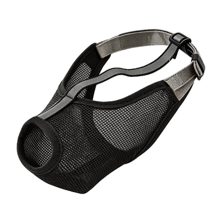 LLDYYDS Mesh Dog Muzzle Mesh Breathable Reflective Dog Mouth Guard | Dog Mouth Guard for Scavenging Barking Biting Licking Chewing C