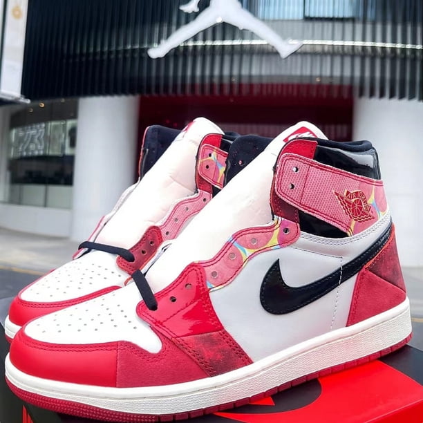 Air Jor.dan 1 Retro High Next Chapter Spider-Man 2.0 Zapatos de baloncesto retro para hombres y mujeres