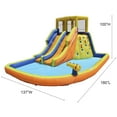 thumbnail image 4 of BANZAI Giant Inflatable Double Drench Park with Pool, Slides & Climbing Wall, 4 of 7