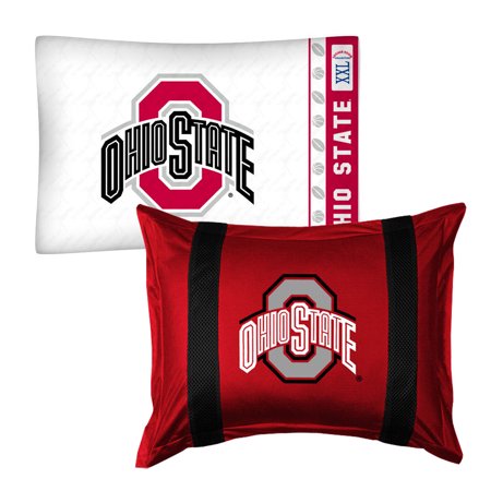 2pc Ncaa Ohio State Buckeyes Pillowcase And Pillow Sham Set College Team Logo Bedding Accessories 2pc Ncaa Ohio State Buckeyes Pillowcase And Pillow Sham Set College Team Logo Bedding Accessories