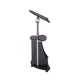 thumbnail image 4 of Canddidliike Modern Sit-to-Stand Adjustable Rolling Laptop Cart with Storage - Black, 4 of 7