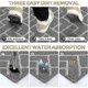 thumbnail image 4 of Indoor Doormat,front Back Door Mat Rubber Backing Non Slip Door Mats,20"x31.5" Low-profile Absorbent Resist Dirt Entryway Doormat (grey), 4 of 5