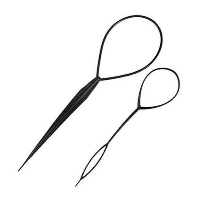 Piezas (grandes + pequeñas) Trenzas de plástico negro Horquillas para cola de caballo Horquillas para el cabello Accesorios de peinado Horquillas para el cabello para mujeres y niñas. Afortunado Sencillez