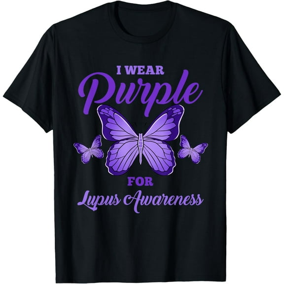 I Wear Purple For Lupus Awareness T-Shirt